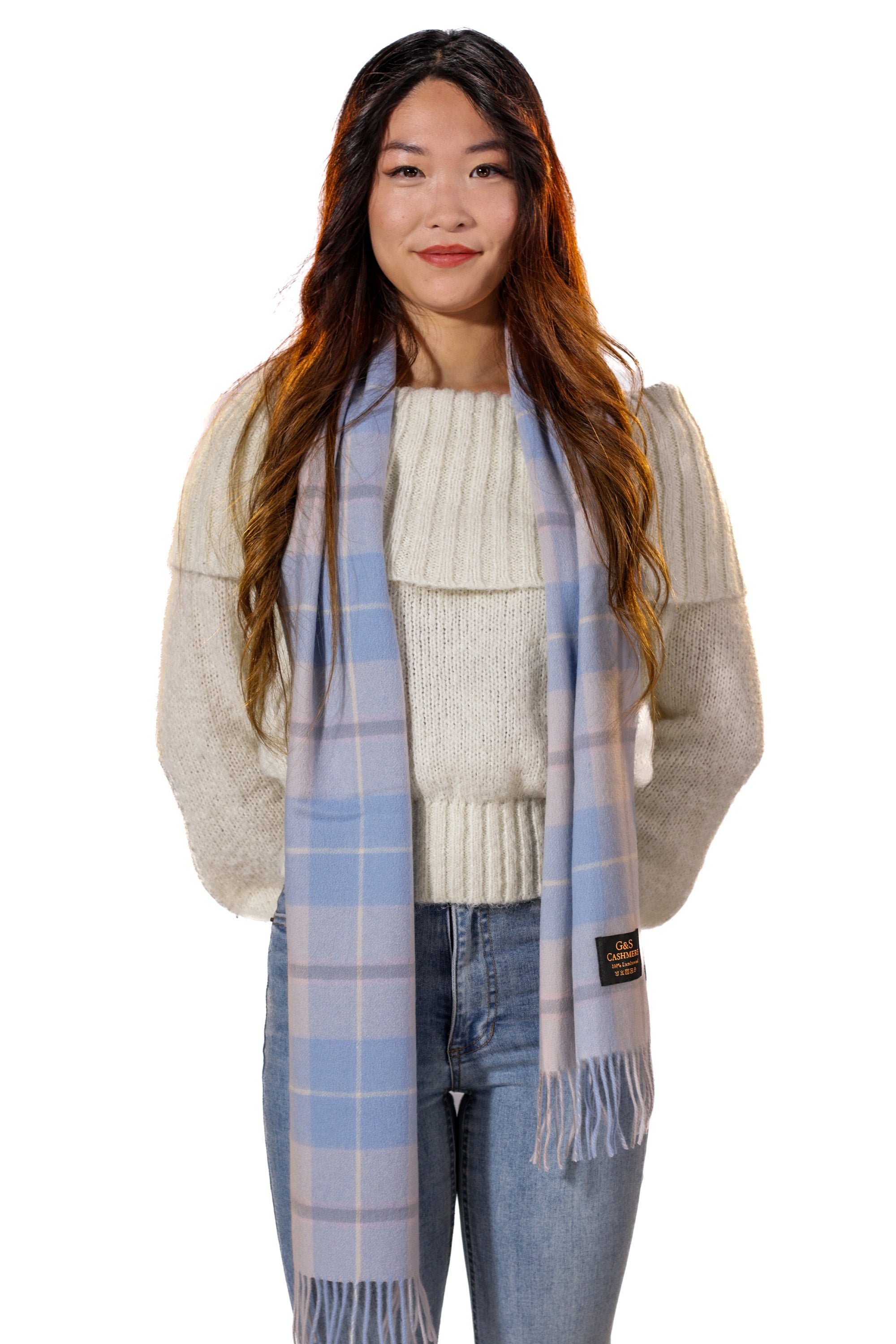 LAMBSWOOL SCARF - Bluewood Mist