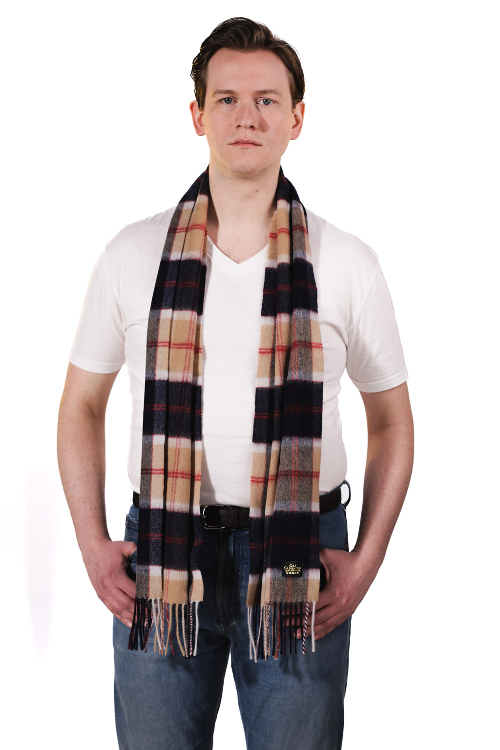 LAMBSWOOL SCARF - Camel Eclipse