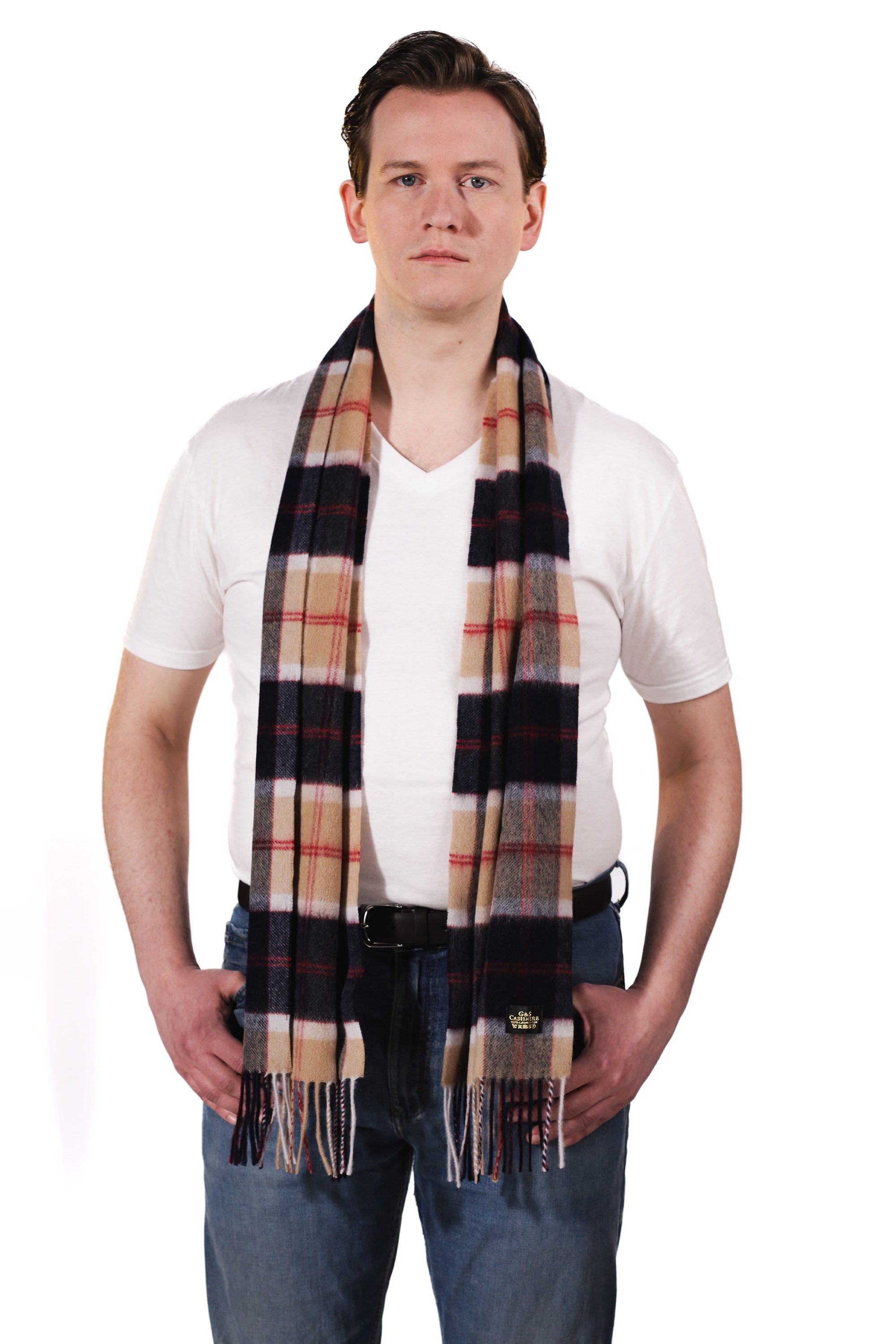 LAMBSWOOL SCARF - Camel Eclipse