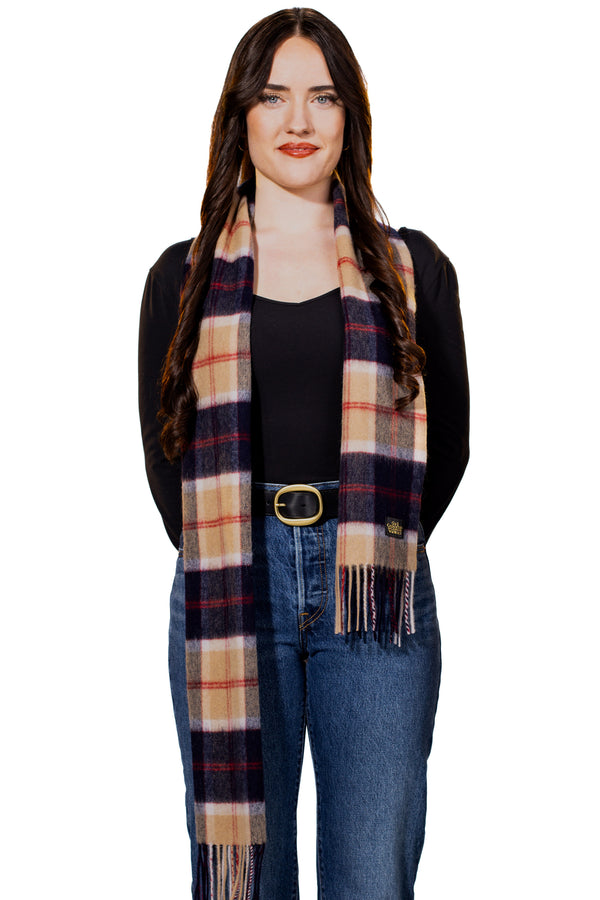 LAMBSWOOL SCARF - Camel Eclipse