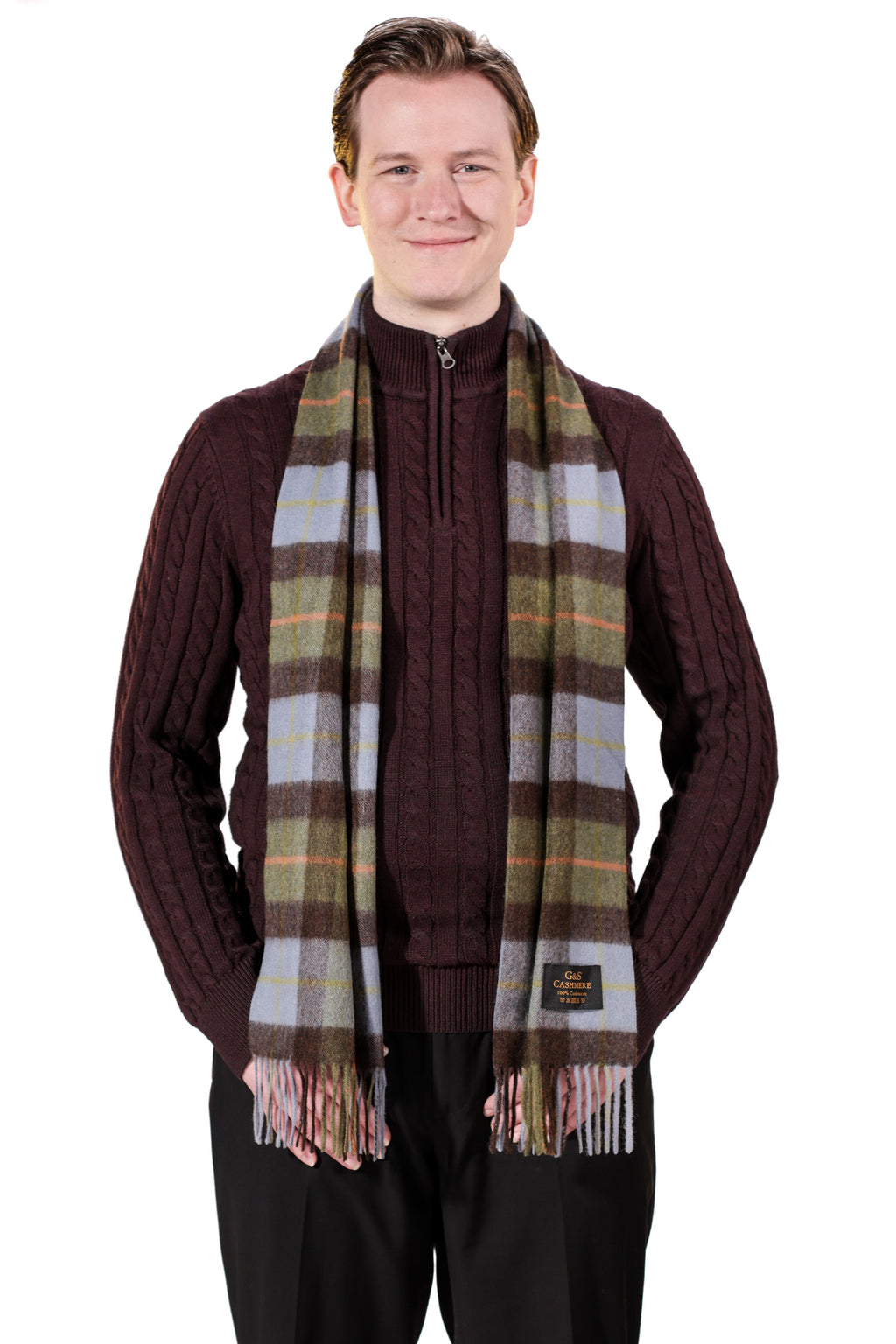 CASHMERE SCARF - Highland Shadow