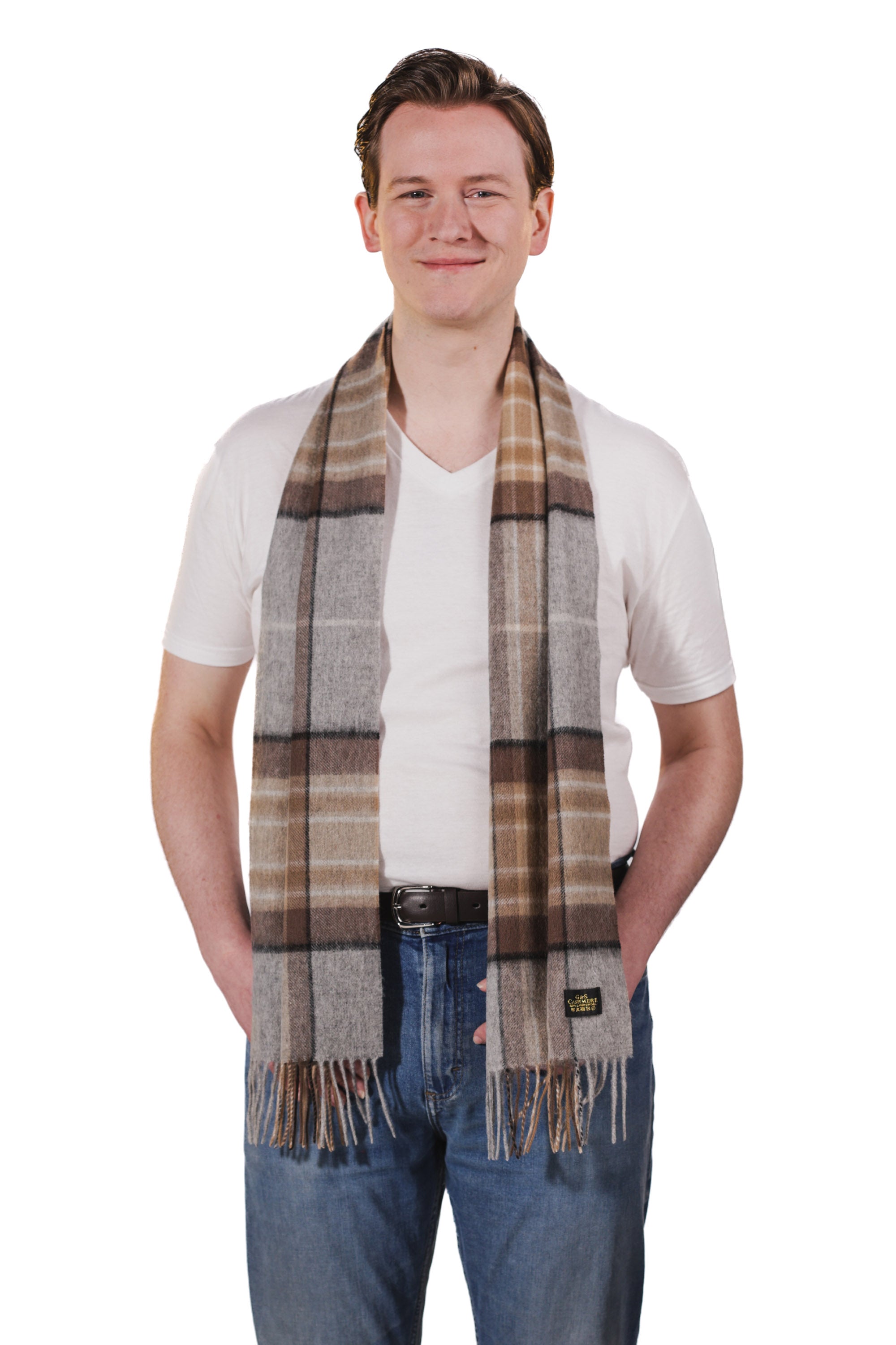 LAMBSWOOL SCARF - Midnight Heritage