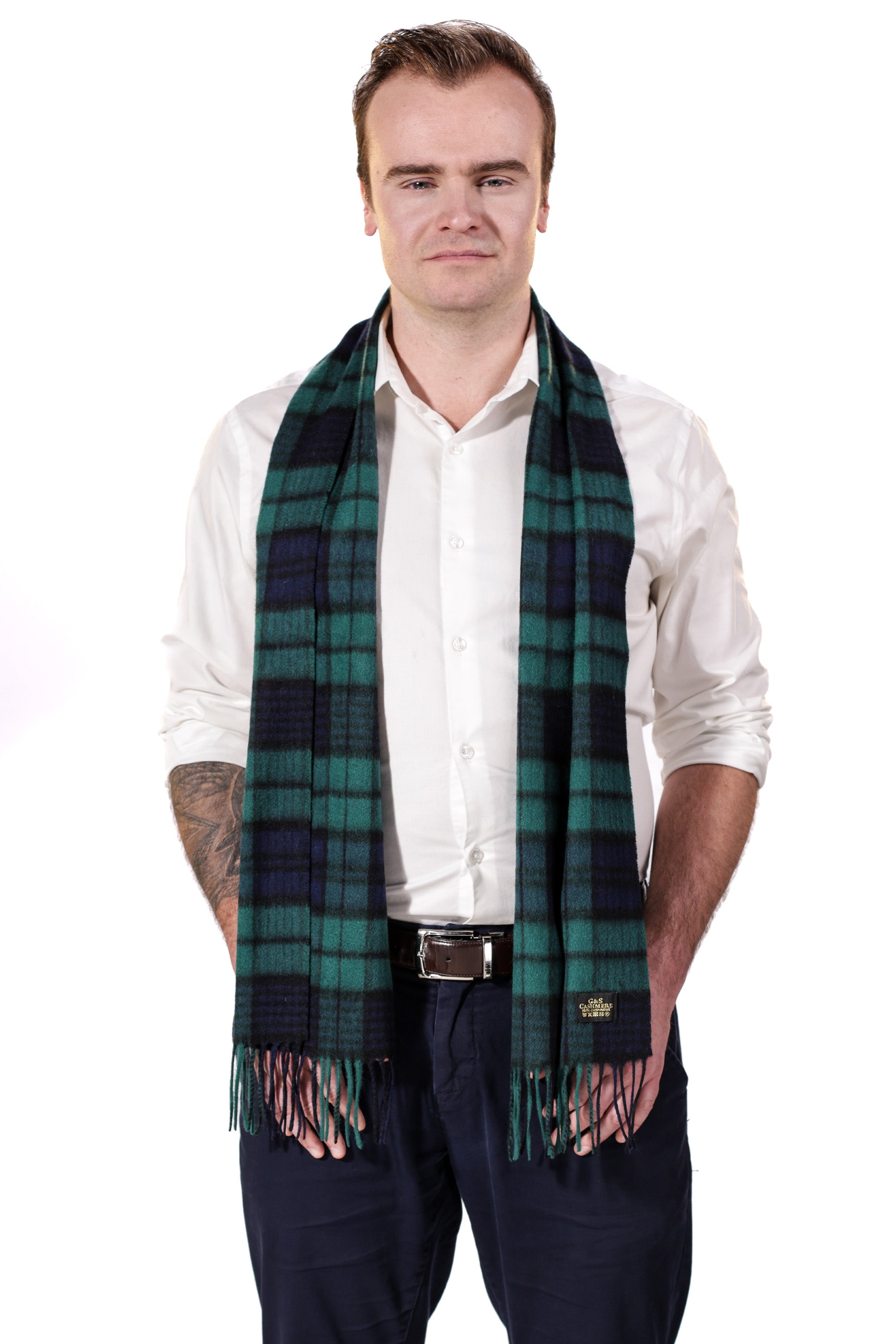 LAMBSWOOL SCARF- Obsidian Night