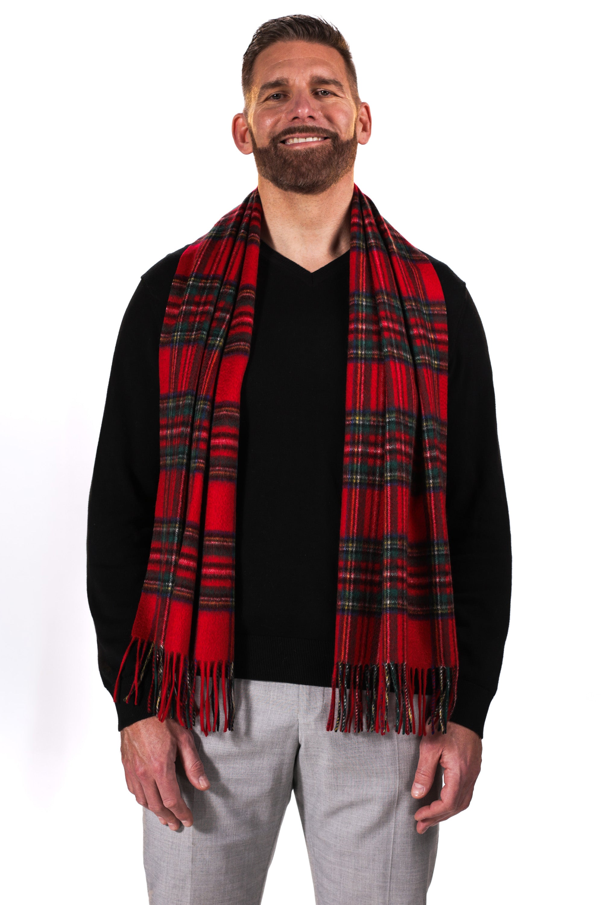 CASHMERE STOLE - Imperial Flame