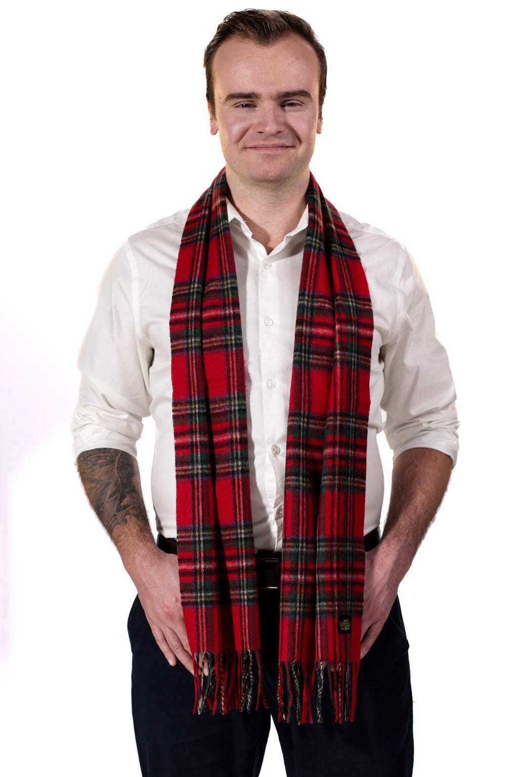 CASHMERE SCARF - Imperial Flame