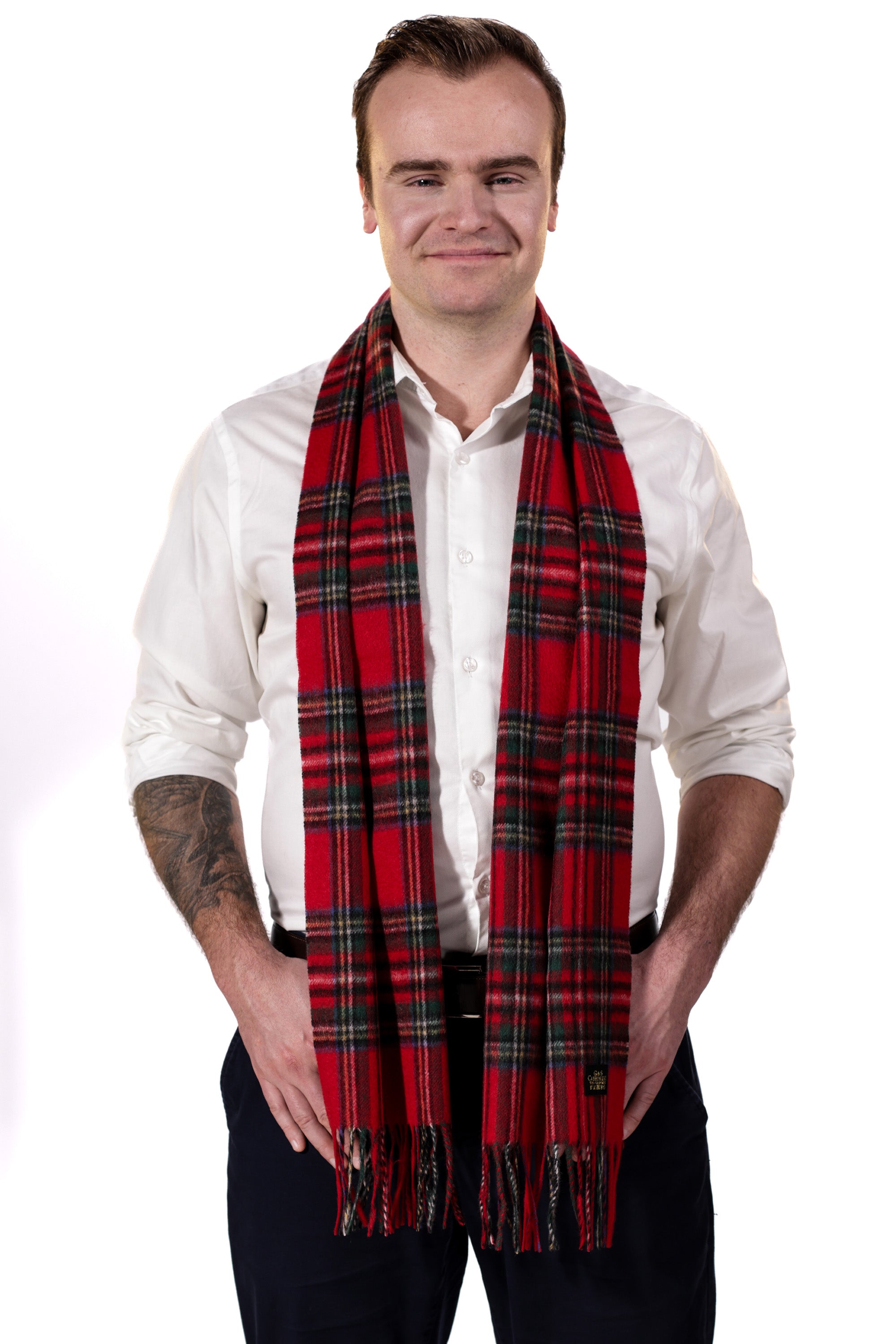 CASHMERE SCARF - Imperial Flame