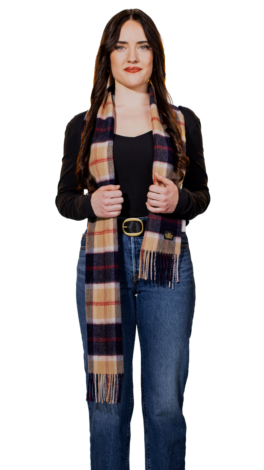 LAMBSWOOL SCARF - Camel Eclipse