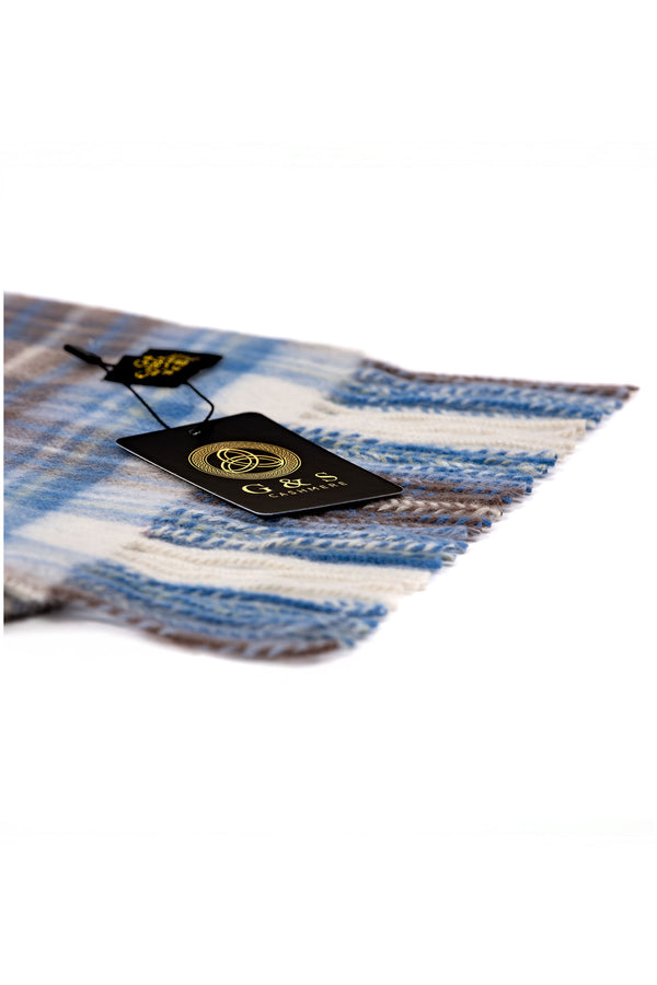 LAMBSWOOL SCARF - Blue Frost