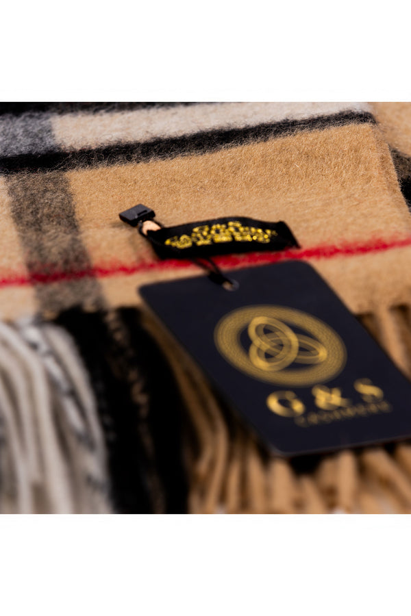 LAMBSWOOL SHAWLS- Golden Sand