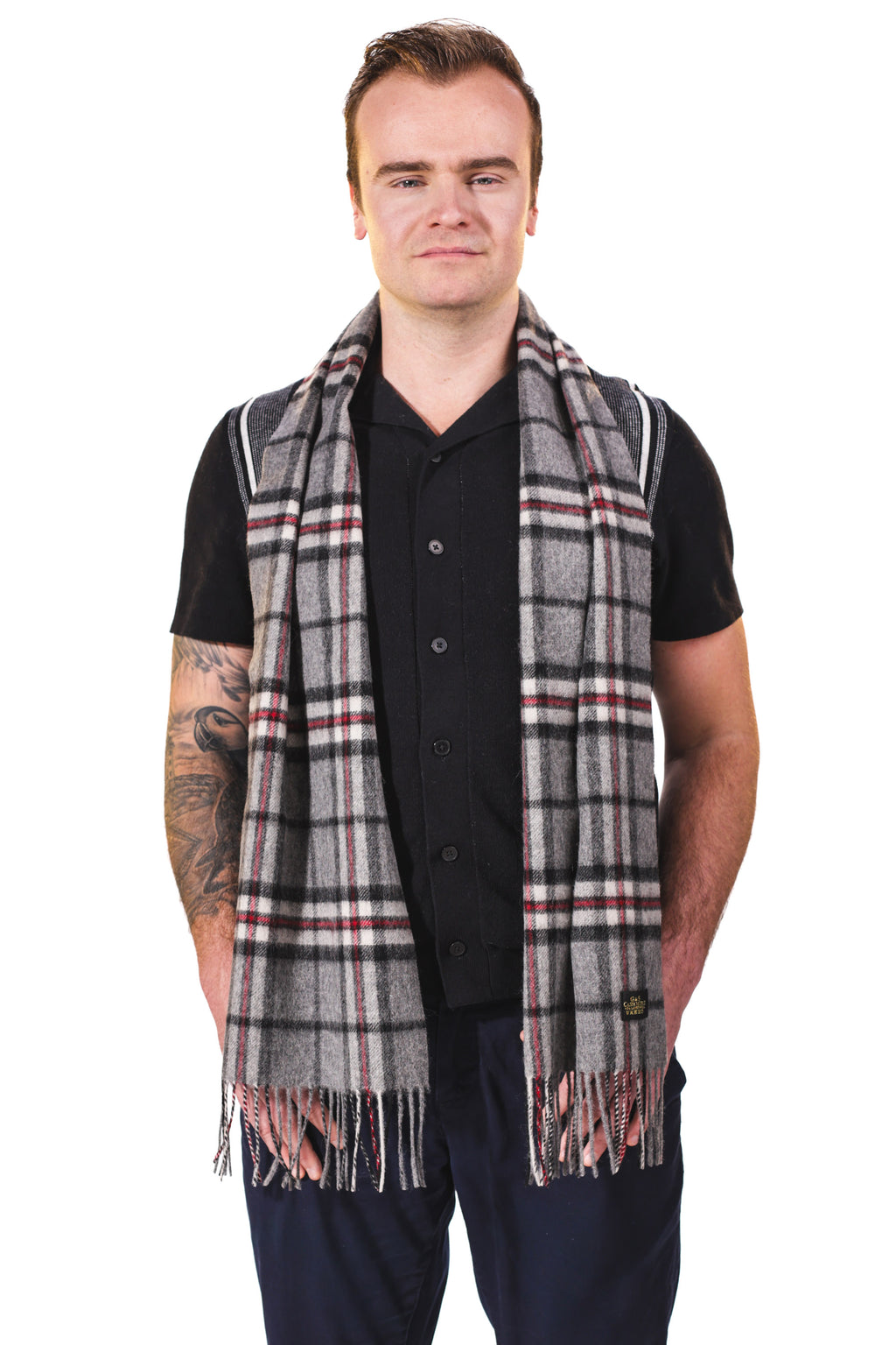 LambWool Scarf Ash Whisper