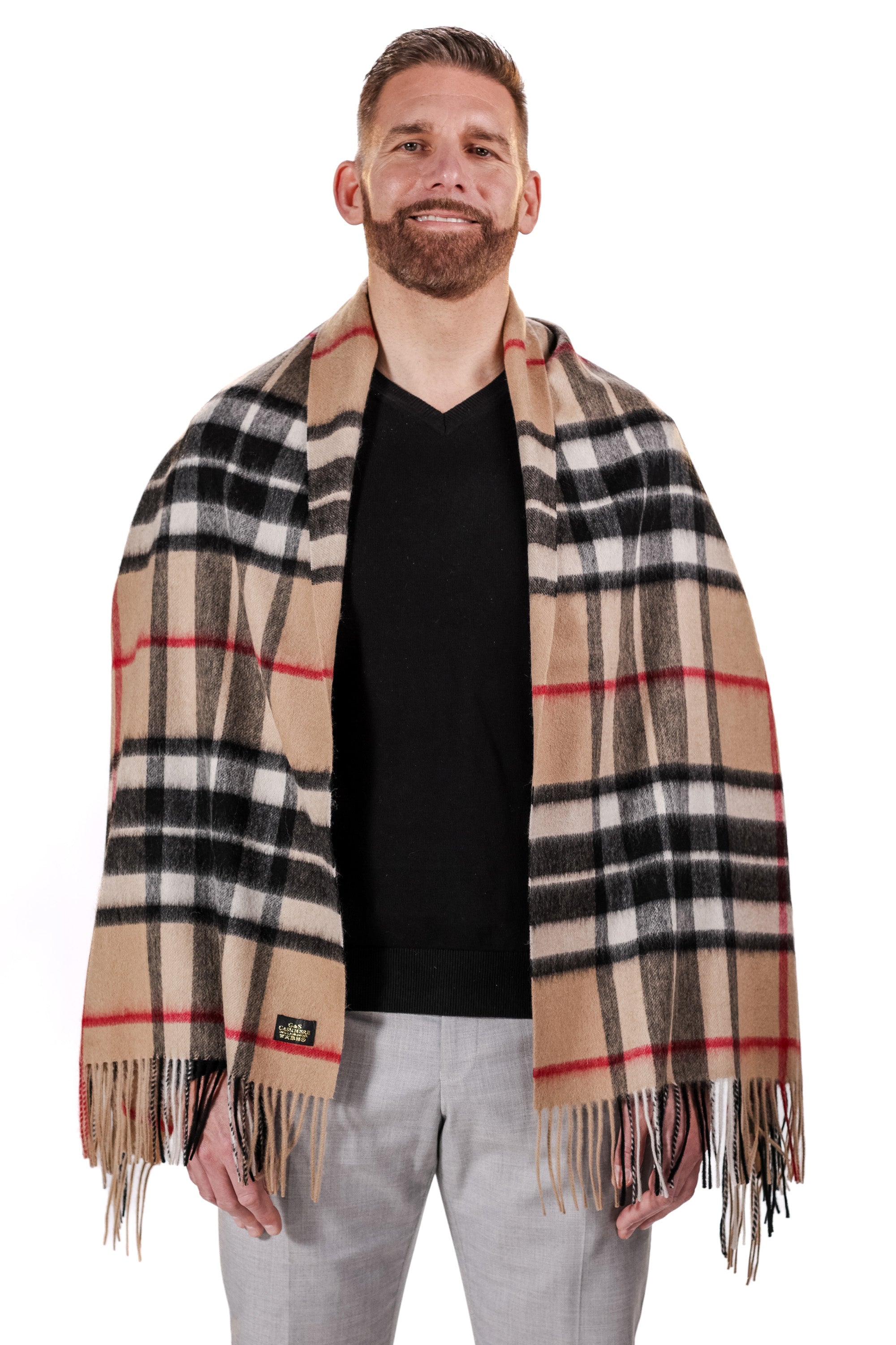 LAMBSWOOL SHAWLS- Golden Sand