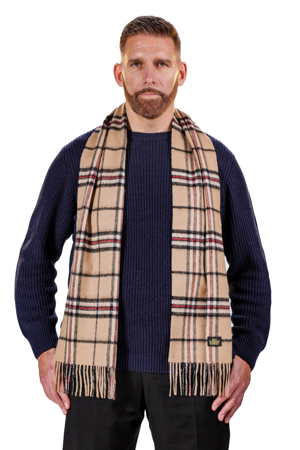 Lamb Wool Scarf Golden Sand