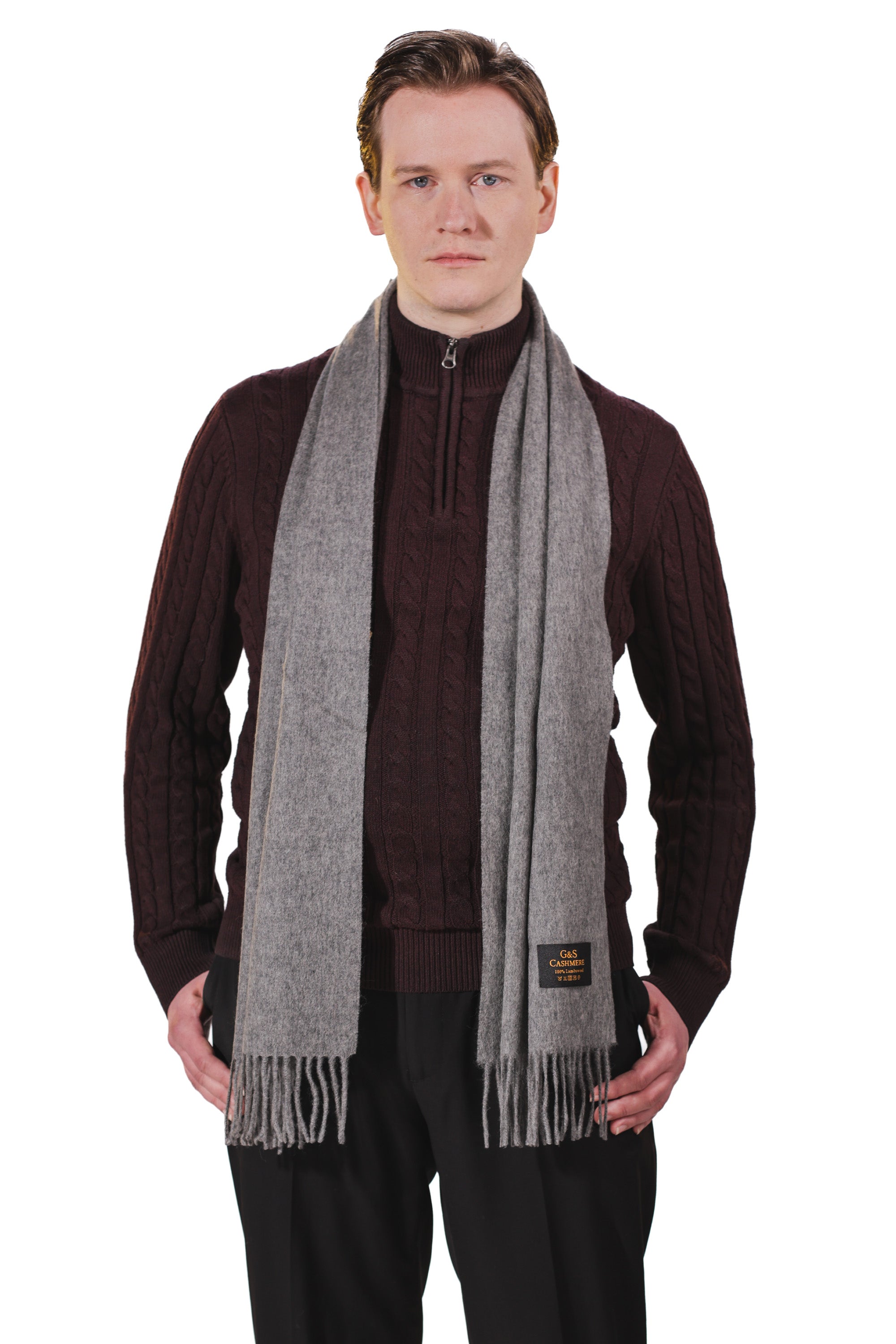 Cashmere Scarf - Winter Ash