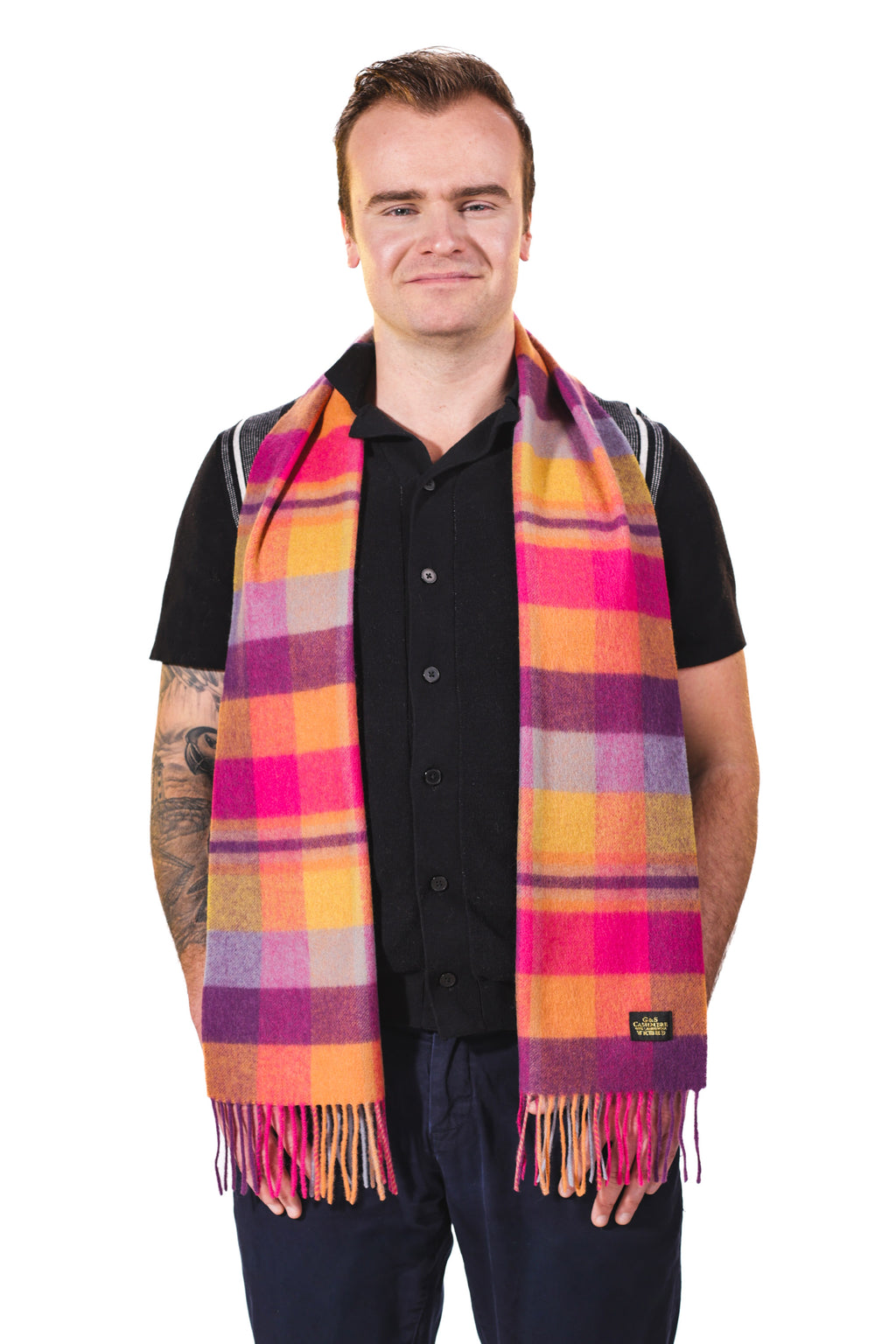 LAMBSWOOL SCARF - Amber Flame
