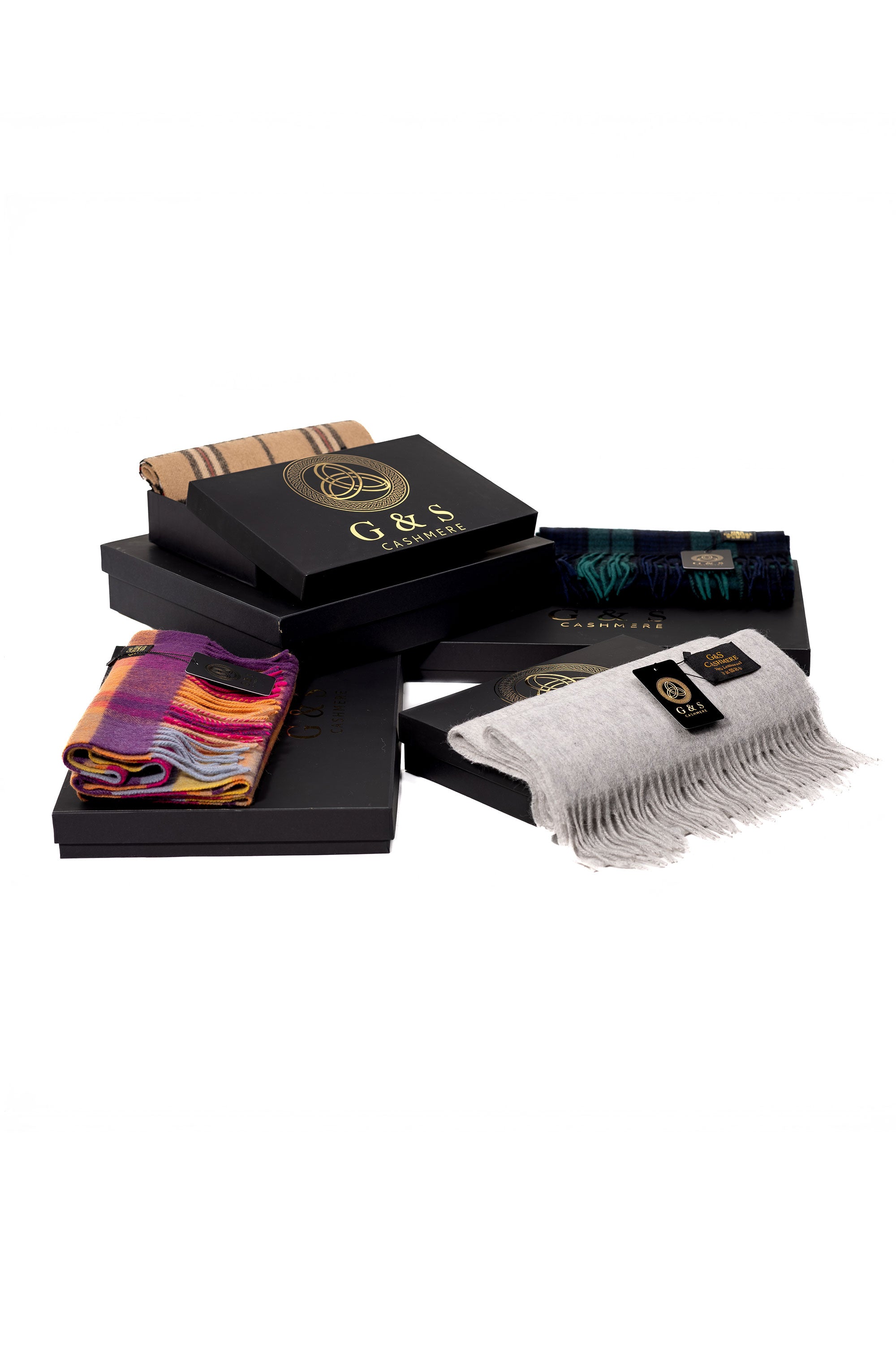 CASHMERE SCARF - Obsidian Night